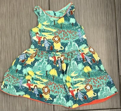 Vestido Genuino Niños OshKosh Bebé Niña Verde Esmeralda Ciudad Mago de Oz 3T Foto 1 de 4
