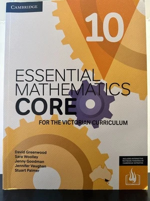 Cambridge Essential Mathematics Core 10 for the Victorian Curriculum Greenwood - Image 1 of 2