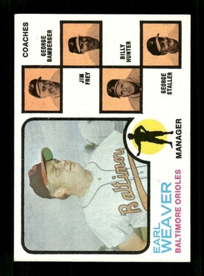 1973 Topps Set Break #136 Earl Weaver MG NM/MT or NICER *BNCARDS* - Image 1 of 2