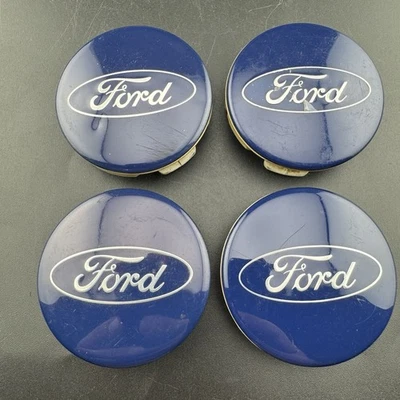 TAMPAS CENTRAIS FORD ESCAPE FUSION FOCUS EDGE ECOSPORT 54mm *PEQUENAS FALHAS COSMÉTICAS* - Imagem 1 de 4