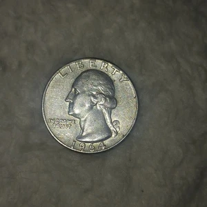 1964 Silver Quarter - Picture 1 of 2