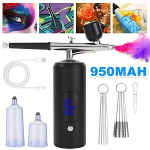 Airbrush Set Airbrush Kompressor Komplett Set Pistole Torten Mit Spritzpistole - Bild 1 von 12