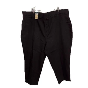 Pantalones cortos informales Terra & Sky negros de mezclilla elásticos para mujer talla grande 4X - Imagen 1 de 16