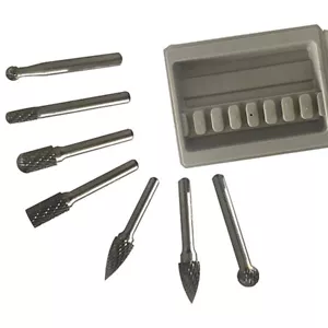 8 Pc. 1/4" Carbide Burr Set ATD-8160 Brand New! - Picture 1 of 2