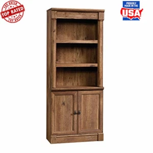 Libreria Libreria Scaffale Vintage Rovere Ripiani Regolabili Portaoggetti Nascosto Palladia Nuovo - Foto 1 di 4