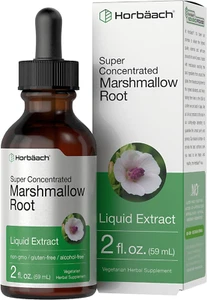 Marshmallow Root Liquid Extract 2 Fl Oz | Alcohol-Free Althaea Officinalis - Picture 1 of 7
