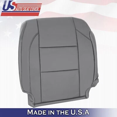 2005 to 2015 For Nissan Armada Titan Passenger Side Top Leather Seat Cover Gray - Image 1 of 4