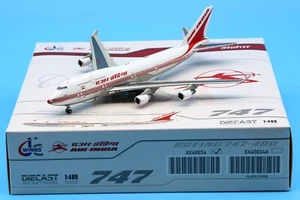 JC Wings 1:400 Air India Boeing B747-400 pulido avión diecast modelo VT-ESP - Imagen 1 de 13