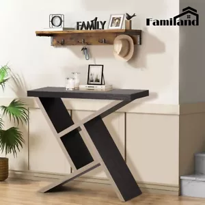 Familand Wooden Console Table Hallway Entryway Tables Behind Sofa Couch 91.5cm - Picture 1 of 9