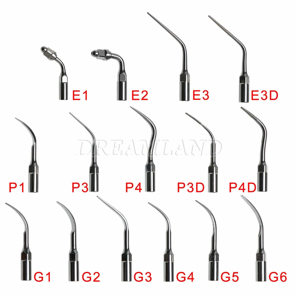 MARKENLOS 10* Dental Scaler Tips Spitze Spitzen Piezo Ultraschall Scaler F/ EMS WOODPECKER