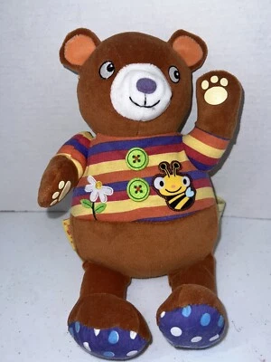 Soft Play 2008 Baby Toy Book Teddy bear stuffed plush rattle And Squeaker - Image 1 of 4