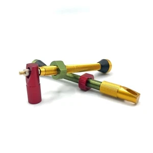 Hold Fast Cycling Presta Tubeless Valves With Core Tool Caps - RASTA - 65mm