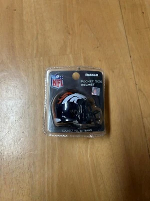 NFL Denver Broncos Riddell Brand Pocket Size Helmet New In Package Licensed 2010 Foto 1 de 2