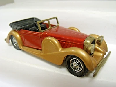 MATCHBOX MODELS OF YESTERYEAR, Y-11, 1938 LAGONDA DROPHEAD, EXCEL COND, NO BOX - Image 1 of 2