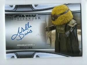 2021 Star Wars Masterwork Autograph MWA-ADA Annabella Davis - Bild 1 von 1