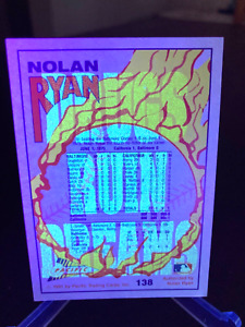 Nolan Ryan 1993 Pacific Ghostwriting Card #138 Very Rare "Drugs Ruin Dreams"