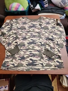 Enyce A Sean Combs Brand Vtg. Men's 5X XXXXX Camo Thermal Pullover EUC. SB12 - Picture 1 of 9