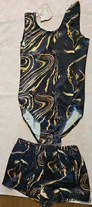Rainbow Leotards with Shorts for Girls Matching Shorts 9/10 Years - Picture 1 of 3