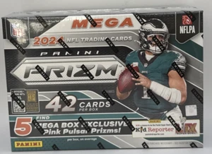 Mega Box Calciatori Panini Prizm 2024 NFL 1 Memorabilia su avg - SIGILLATO - Foto 1 di 4