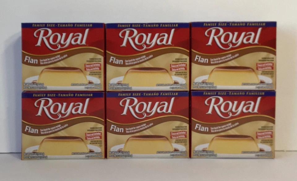 6 cajas de pudín de flan real 3,81 OZ - ¡ENVÍO GRATUITO! Foto 1 de 1