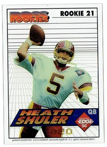 1994 Collector's Edge Boss Rookies Clear #21 Heather Shuler Washington Redskins - Picture 1 of 1
