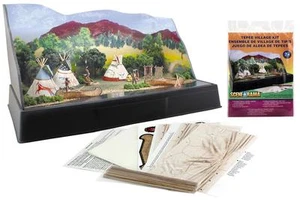 WOODLAND SCENICS  TEPEE VILLAGE KIT  WOO4133 - Picture 1 of 2