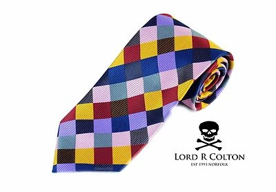 Corbata Lord R Colton Masterworks Corbata Prisma Levantamiento Seda $195 Nueva Foto 1 de 4