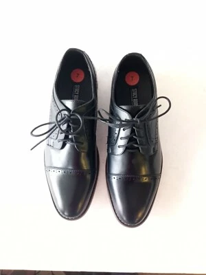 Stacy Adams Negro Dickinson Puntera Oxford 43418-001 Niño Talla: EE. UU. 7M B#20 Foto 1 de 4