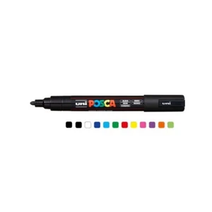 Posca Paint Marker 2.5mm Bullet Tip Pack of 12 Assorted Colours - Picture 1 of 1