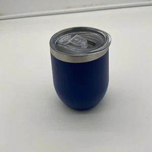 Double Vacuum Insulation 12 Oz Tumbler Cup With Lid Straw For Wine Cocktail - Picture 1 of 2