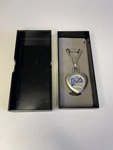 Guess Iridescent Multi Color Quartz Pocket Watch Dial Japan Movement Keychain - Picture 1 of 5