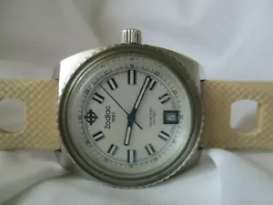 Reloj de pulsera Zodiac Sea Dragon hecho en Suiza resistente al agua con correa ajustable - Imagen 1 de 12