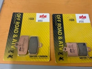 SBS OFF ROAD SINTERED FRONT AND REAR BRAKE PADS TO FIT GAS GAS MC 85 2017-2020 - Imagen 1 de 7