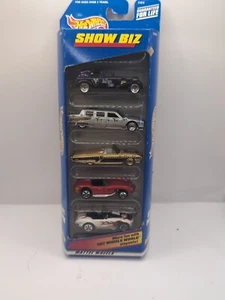 Vintage 1998 Hot Wheels "SHOW BIZ” 5-Car Gift Pack Limo Ferrari #21078 - Picture 1 of 4