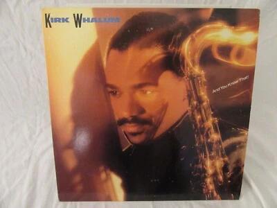 Kirk Whalum  "And You Know That"  NEW PROMO LP  UNSEALED - Image 1 of 4