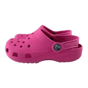 Crocs clogs shoe size 12-13 bright pink sandals - Picture 1 of 15