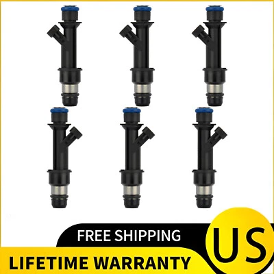 Juego de 6 inyectores de combustible para Chevrolet Malibu 2000-2003 y Lumina 3,1 L 2000 2001 Foto 1 de 4