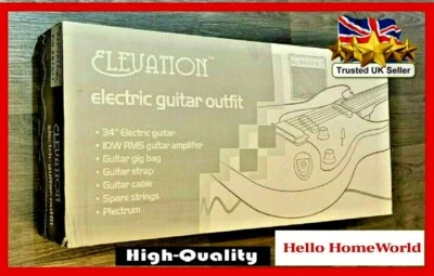 "ELEUATION 34" E-Gitarre Outfit 🙂 TOLLES WEIHNACHTSGESCHENK 🙂 🙂 🙂 🙂 🙂 🙂 🙂 🙂 - Bild 1 von 4