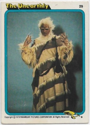 STAR TREK THE MOTION PICTURE '79 Topps Trading Card #29 The Unearthly - Image 1 of 2