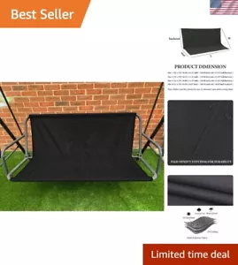 Heavy-Duty Patio Swing Seat Cover Replacement with Easy Installation - Picture 1 of 10