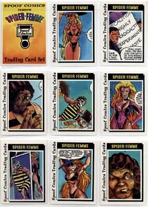 Spider-Femme - Spoof Comics Trading Cards - Complete 37 card set [1992] - Picture 1 of 2