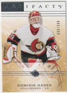 2014-15 UD Artifacts Dominik Hasek #104 Ottawa Senators **/999 - Picture 1 of 2
