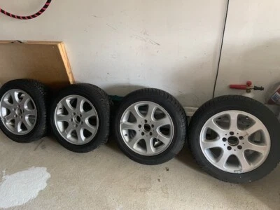 Mercedes SLK Wheels and Dunlop Winter Tyres - Image 1 of 4