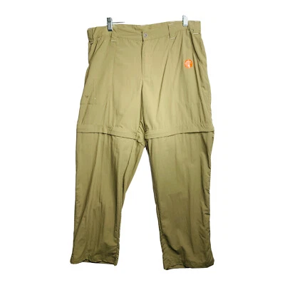 Pantalones de Senderismo Sierra Para Mujer Blanco Punto Cremallera Convertible Talla XL UPF 30 Foto 1 de 4