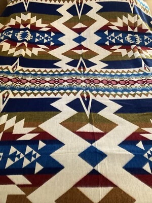 Alpaca Wool Blanket, very soft and Warm with Geometrical Design, Queen  size - Image 1 of 2