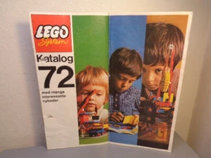 LEGO SYSTEM DENMARK CATALOGO VINTAGE 1972 OGGETTO MOLTO RARO OTTIME CONDIZIONI - Foto 1 di 5