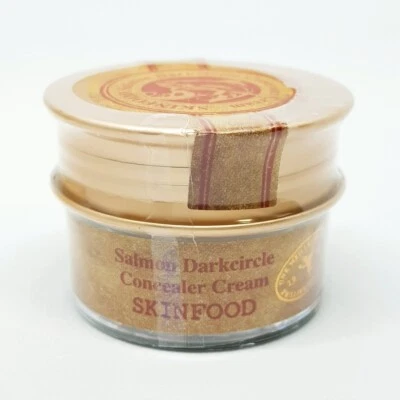 SKINFOOD Salmon Darkcircle Concealer Cream 10g  #01 Blooming #02 Beige K-Beauty - Image 1 of 4