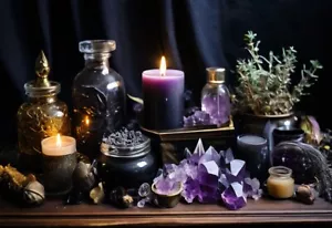 Witchcraft Kit/ Altar Supplies/10 Items Intuitively Chosen For You/ Magic, Wicca - Picture 1 of 2