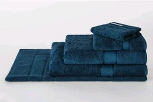Sheridan Luxury Egyptian Towel Collection SET 3 PCS Cotton Kingfisher blue $180 - Picture 1 of 6