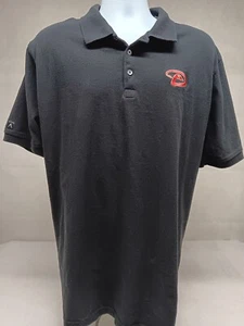 ANTIGUA MENS 2XL XXL BLACK ARIZONA DIAMONDBACKS SHORT SLEEVE  GOLF POLO SHIRT - Picture 1 of 12